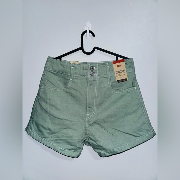 🌻 𝐋𝐞𝐯𝐢'𝐬 𝐇𝐢𝐠𝐡 𝐖𝐚𝐢𝐬𝐭 𝐌𝐨𝐦 𝐒𝐡𝐨𝐫𝐭𝐬 - Picture 2 of 5